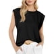 thumbnail image 1 of Camiseta Sin Mangas Informal de Verano para Mujer, Color Negro, Talla L, 1 of 9