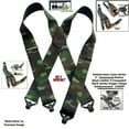thumbnail image 4 of Hold-Up Brand Woodland Camouflage Pattern wide Hold-Up Suspenders w/ USA Patented Plastic Gripper Clasp, 4 of 4
