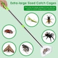 thumbnail image 4 of Contactless Telescopic Spider Catcher Tool, Long Handle Bug Insect Grabber, Humane Pest Remover for Spiders, Roaches, Scorpions, No Touch Catch & Release,32 in., 4 of 5