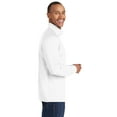 thumbnail image 3 of Sport-Tek Tall Sport Wick Stretch 1/2 Zip Pullover-4XLT (White), 3 of 6