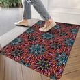 thumbnail image 3 of Non-Slip 17x30 Moroccan Trellis Area Rug - Washable Soft & Thin Vintage Accent Rug for Kitchen Bedroom Bathroom - Retro Taupe with Floral Medallion, 3 of 6