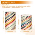 thumbnail image 6 of Yayeee Flameless Candles with Remote Flickering Battery Operated Multi Color Changing, Striped Pattern, 6 of 7