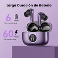 thumbnail image 4 of V5.4 Auriculares Bluetooth Inalámbricos, Auriculares Bluetooth 60 Horas de Batería con Cancelación de Ruido Llamadas Claras Micrófono Incorporado Resistente al Agua IPX7, 4 of 7