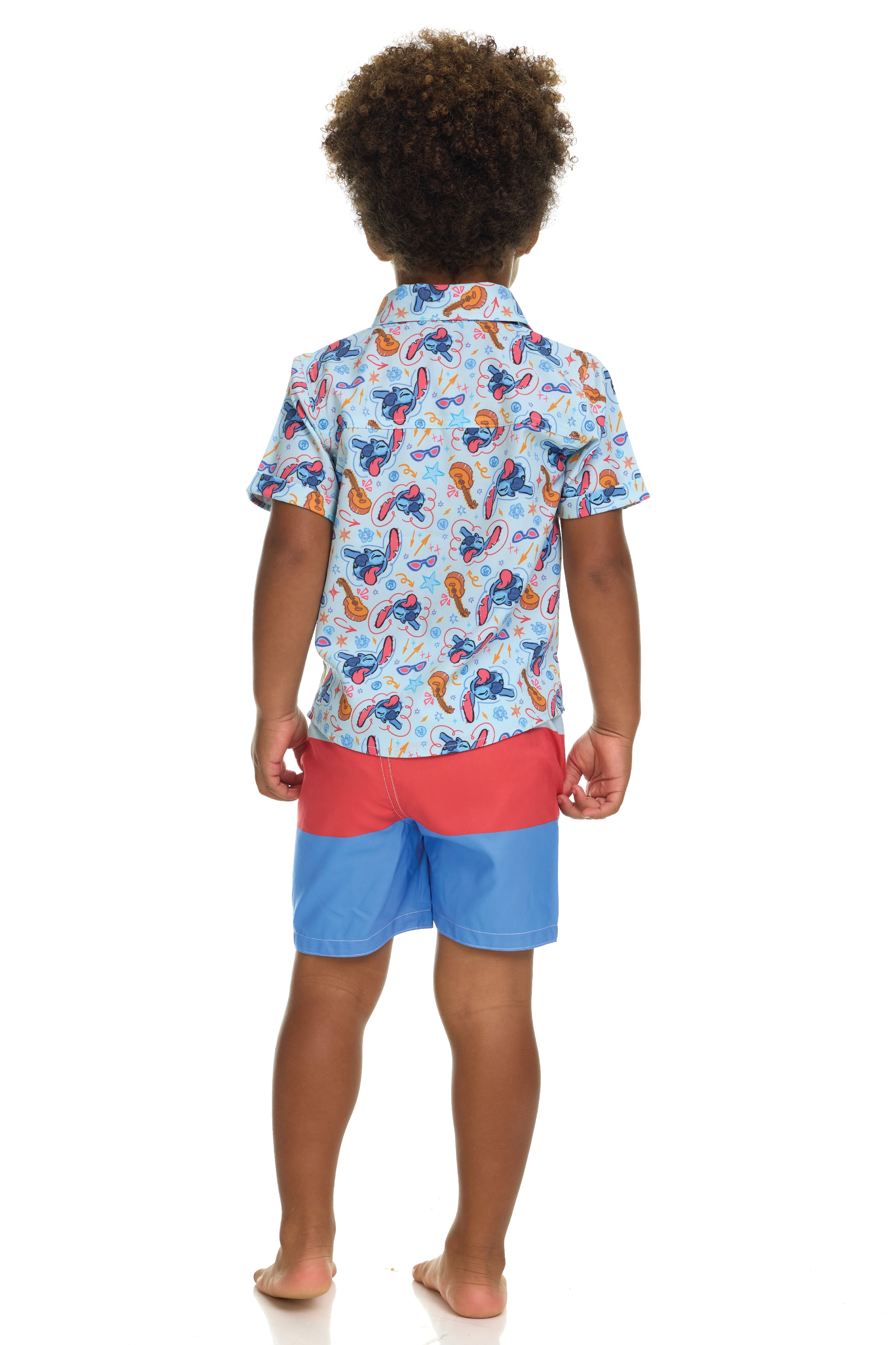 Character Toddler Boy Resort Shirt and Swim Trunk Set, 2-Piece, Sizes 12M - 5T