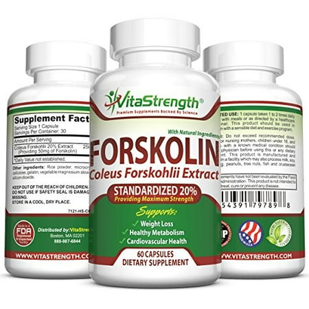 Premium Forskolin For Weight Loss 500mg Daily- Pure Forskolin Extract For Weight Loss - Coleus Forskohlii Standardized 20%- Forskolin Belly Buster - Weight Loss Supplements & Products For Women & (Best Weight Loss Products For Men)