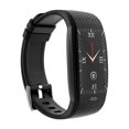 thumbnail image 3 of Bluetooth 4.0 Pantalla a Color Pulsera Inteligente Pulsera Ritmo Cardíaco Presión Arterial Rastreador de Ejercicios Impermeable Inevent EL1474-01B, 3 of 7