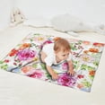 thumbnail image 2 of Pioneer Flower Floral Print Pattern Blanket,Comfortable Soft Flannel Throw Blanket,All Season,Warm Lightweight Blankets for Sofa Bed Couch Living Room Chair,30"x40", 2 of 4