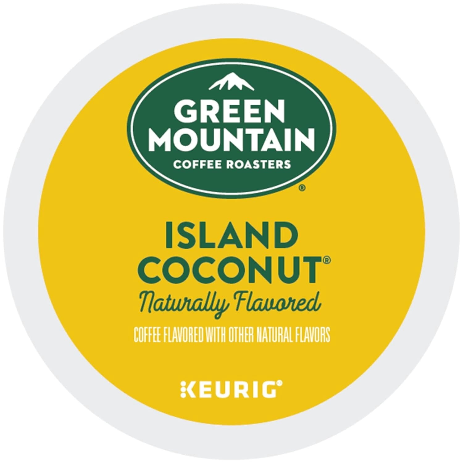 Green Mountain Island Coconut Coffee 96 count Keurig K Cups