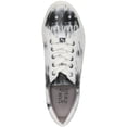 thumbnail image 3 of Naturalizer Womens Astara Leather Low Top Fashion Sneakers B/W 6 Medium (B,M), 3 of 3