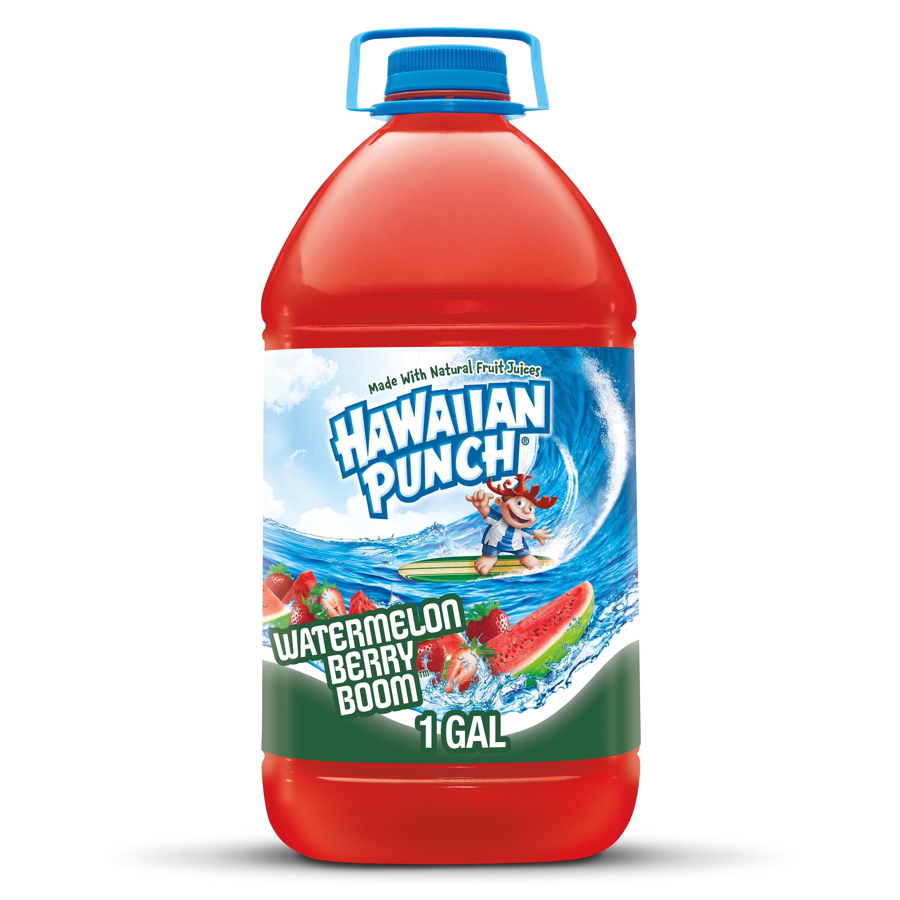 Hawaiian Punch Watermelon Berry Boom Juice Drink, 1 gal bottle