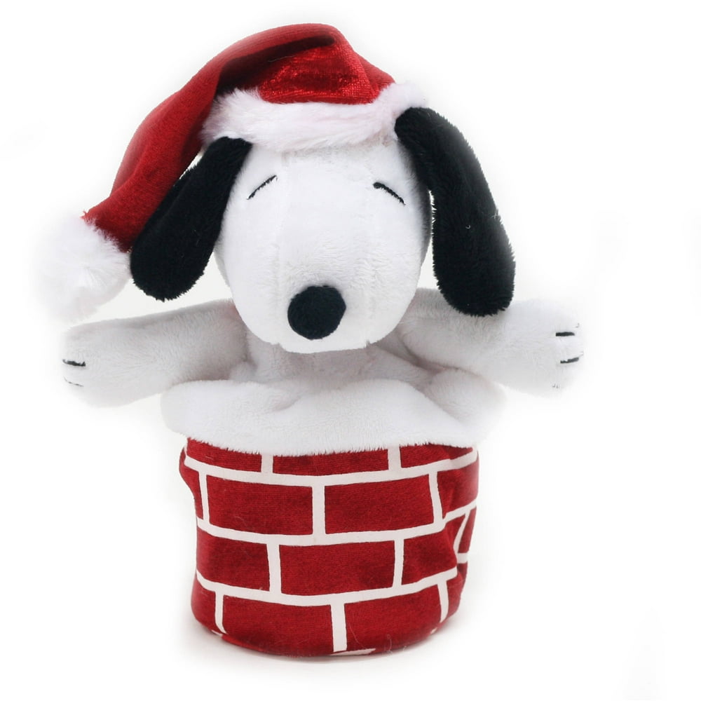 Holiday Time Christmas Decor Push N Pop Snoopy Walmart