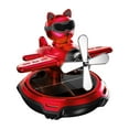 thumbnail image 4 of Difusor solar giratorio para coche, modelo de avión, adorno de aceite esencial Perro de color rojo, 4 of 9