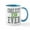 White/Blue Inside, variant on CafePress - Coolest Zio Ever Mug - 11 oz Ceramic Mug - Novelty Coffee Tea Cup