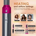 thumbnail image 4 of Brosse à Air Chaud 5-en-1 avec Lisseur et Boucleur, Température Réglable 1000W pour Tous Types de Cheveux, 4 of 9