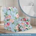 thumbnail image 3 of Jiueut Rose Floral Pattern Recliner Chair Covers, Anti Dust Recliner Chair Covers Stretchable Recliner Slipcover with Storage Pockets, 3 of 7
