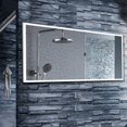 thumbnail image 2 of Vanity Art 60 in. Rectangular LED Wall Mirror with with Touch Sensor Switch, 2 of 8