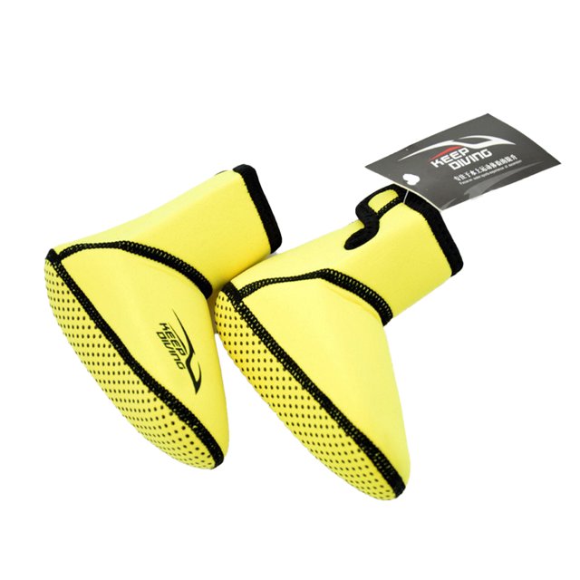 Mantenga el buceo DS-102 3MM Neopreno Boys Girls Calcetines de buceo Antideslizante Cálido Piscina Playa Aguas Deportes Zapatos Accesorios submarinos Amarillo M Inevent OD002573-08B