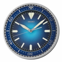 12" Seiko Heritage Brilliant Blue Watch Face Dial Wall Clock