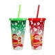 thumbnail image 1 of Tazas navideñas BLESIY que cambian de color reutilizables grandes para fiestas navideñas, 1 of 8