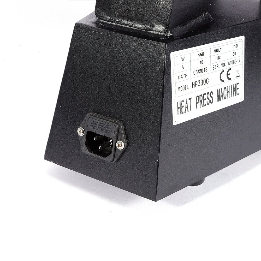 Miumaeov 600W Heat Press Machine Digital Press Single Heater for Transfer Stickers, Labels 4.7''x4.7'' 0-250℃