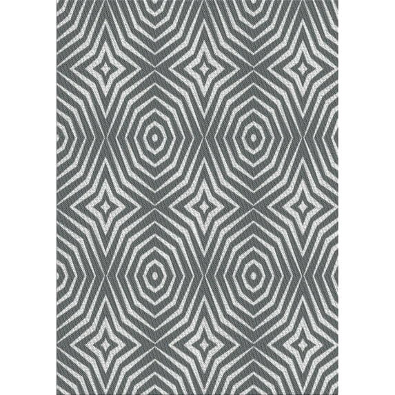 Ahgly Company Machine Washable Indoor Rectangle Transitional Iron Gray Area Rugs, 2' x 4'
