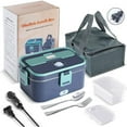 thumbnail image 2 of Electric Lunch Box [Faster-75W, Large-1.8L] Food Heated Lunch Box , 12V/24V/110V Food Warmer Lunch Box, 2 of 7