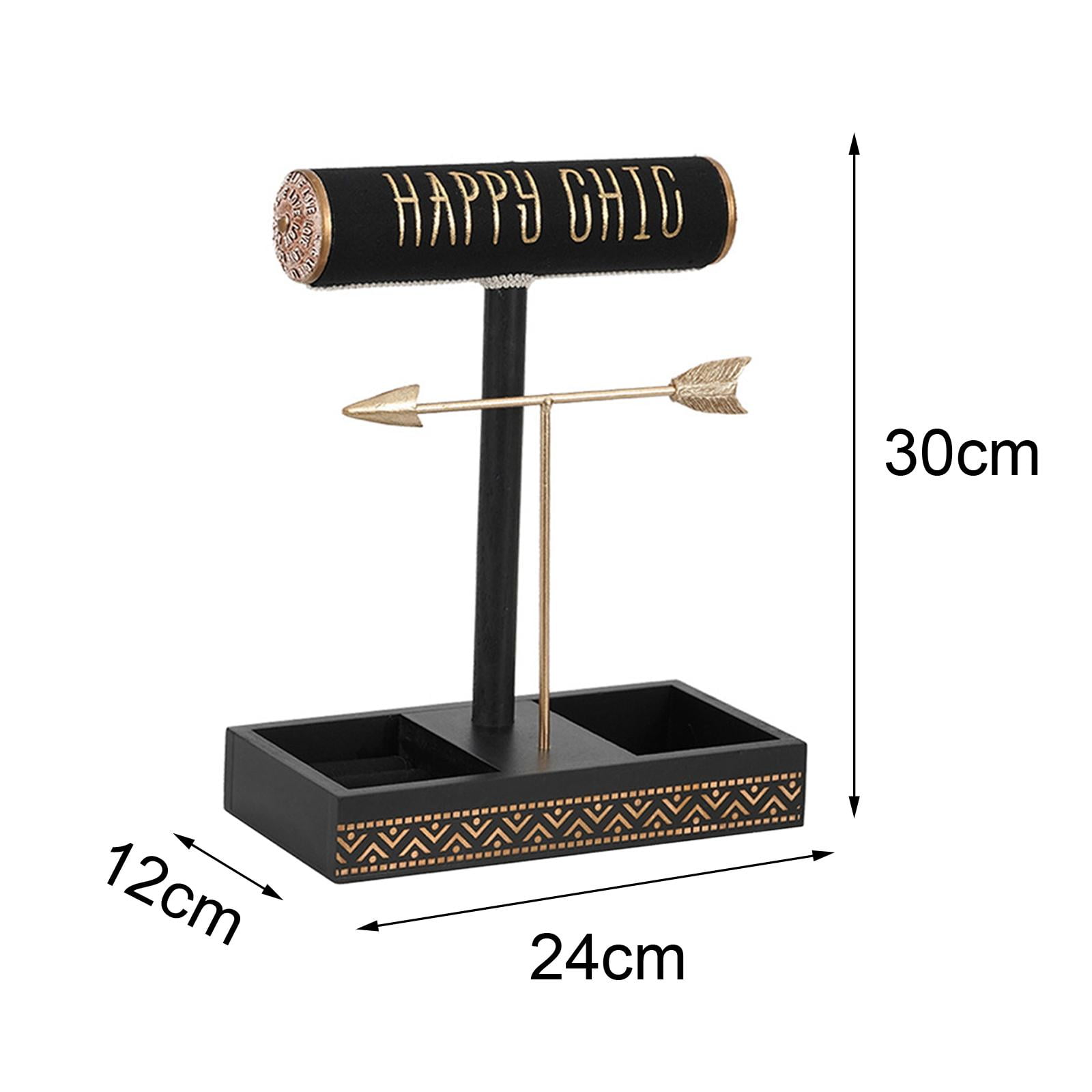 FVDPWYE Deluxe Tabletop Jewelry Organizer Stand Jewelry Rack Hanging Necklace Holder