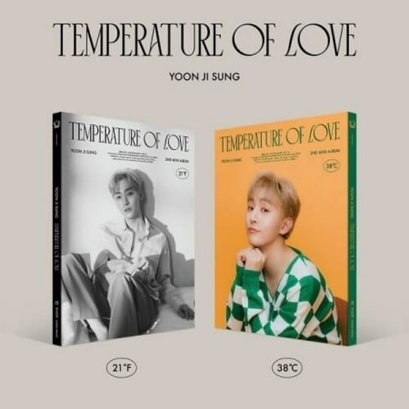 Yoon Ji Sung - Tempertature of Love (Incl. 72pg Photobook, 4Cut Photo, Photocard, Lyric Coloring Card   Sticker) - Music & Performance - CD