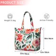 thumbnail image 4 of Pioneer Flower Floral Print Pattern Travel Tote Bags for Women Carry On,Large Weekender Bags for Women Travel,Multi Functional Duffle Bag for Work,Shopping,Sports, 4 of 5