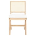 thumbnail image 6 of SAFAVIEH Couture Colette Modern Linen Solid Dining Side Chair, Natural (Set of 2), 6 of 16