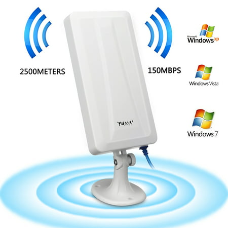 WiFi Antenna Long Distance Wireless Extender Booster Up to 3000M Hot Spots (The Best Wifi Booster Antenna)