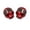 Red, variant on 2Pcs Colorful Carbon‑Fiber Style Front fork Crash Pads, Aluminum Shock‑Absorbing Protector for Motorcycle Scooter Anti‑Fall Collision Protection Accessory