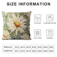 thumbnail image 5 of YINGXI Spring Summer Pillow Covers Daisy Family is Everything Summer Decoration Decorative Throw Pillow Covers Home Decor 22x22in, 5 of 5