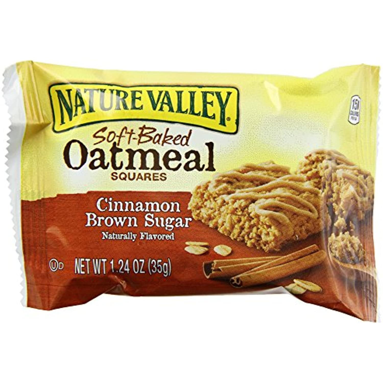 Nature Valley SoftBaked Oatmeal Squares, Cinnamon Brown Sugar, 22 Count