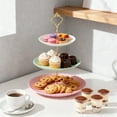 thumbnail image 7 of Cupcake Stand under $5! Yannianjz Tiered Dessert Stand, 3 Layer Serving Platter for Parties, Wedding Cake Display Tower, Decorative Food Server, Event Catering Display Rack, 7 of 7