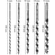 thumbnail image 2 of 5 Piece Hexagonal Woodworking Drill Bit 230mm Woodworking Drill Bit Set Carbon Steel Spiral Hole Cutter Woodworking Tool Kit-QJWL, 2 of 5