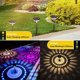 thumbnail image 4 of Luces de calle solares, paquete de 4 luces solares para césped al aire libre para jardín de plantas, pasarela, patio, paisaje, 4 of 4