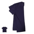 thumbnail image 1 of unbranded Camiseta Para Cuello En V Manga Corta Cómoda Y Transpirable Color, 1 of 8