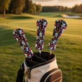 thumbnail image 5 of Yuyamidu Hippie Skull Golf Head Cover for Golf Head Flowers Golf Club Head Cover for Driver/Fairway/Hybird Club Protection, PU Leather, 5 of 7