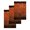 Orange, variant on Ombre Gray Geometric Kitchen Dish Towels for Drying Dishes Set of 2, Modern Abstract Art Waffle Weave Microfiber Hand Tea Bathroom Towels Quick Dry & Absorbent Towel 15.7x23.6