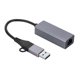 thumbnail image 3 of USB3.0 a la aleación de aluminio del concentrador de la tarjeta de red Gigabit para la cámara del ratón del teclado FLhrweasw El nuevo, 3 of 9