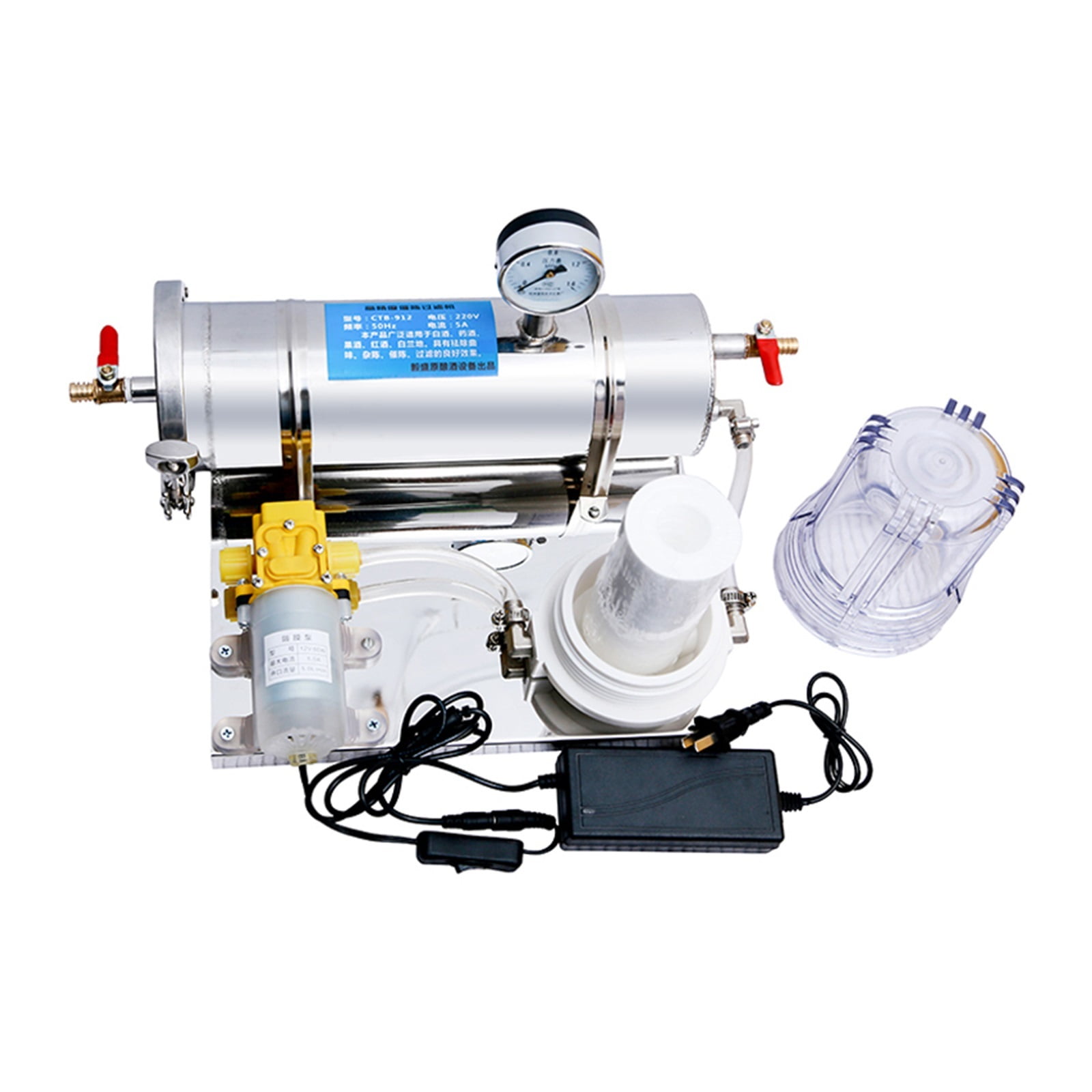300KG/H Automatic Liquor Wine Filter Ageing Machine Household Filtering Machine Stainless Steel Brewing Equipment