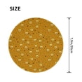 thumbnail image 3 of Disketp Honey Bee Gnomes Small Mouse Pad 7.9x7.9 Inches,Washable Round Mousepad for Office Laptop Computer,Non-Slip Rubber Base Mouse Pads for Wireless Mouse, 3 of 8