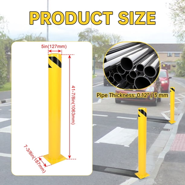 Metal Bollards - Steel Bollards - Park Warehouse