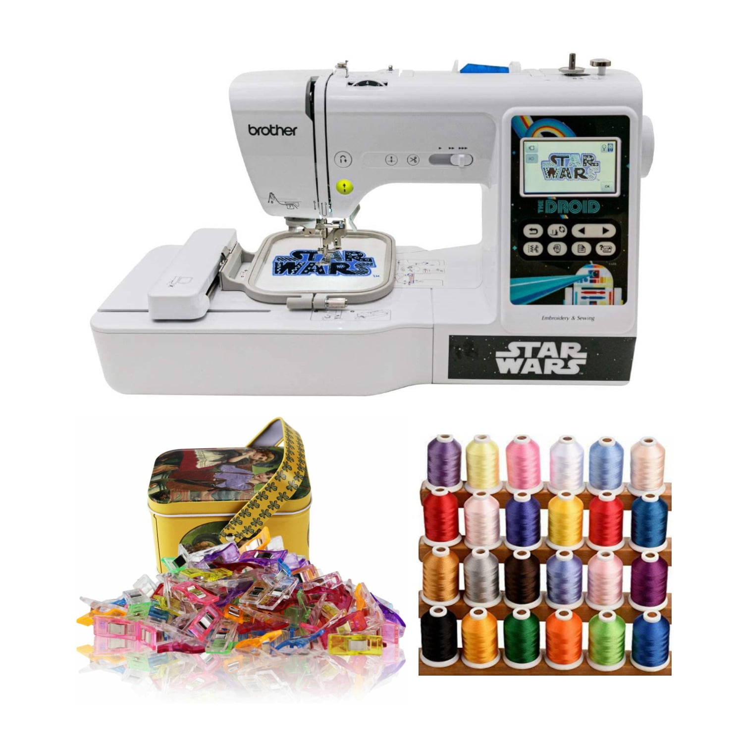 Buy Brother Star Wars Sewing and Embroidery Machine with Sewing Clips