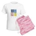 thumbnail image 6 of CafePress - Ukrainian Lover I Stand With Ukraine Pajamas - Women's Short Sleeve Print T-Shirt and Pants Light Cotton Pajama Set, 6 of 7
