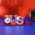 thumbnail image 5 of 4th of July Wooden Signs,Small Wooden Patriotic Signs,4th of July Decorations Table Wooden Sign,Gnome Table Tiered Tray Centerpiece Decor for Veterans Memorial Independence Day Party Supplies, 5 of 9
