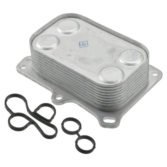 Unique Bargains Engine Oil Cooler No.55236756 for Fiat 500 2012-2015 Aluminum Alloy with O-rings Seal 1 Pc