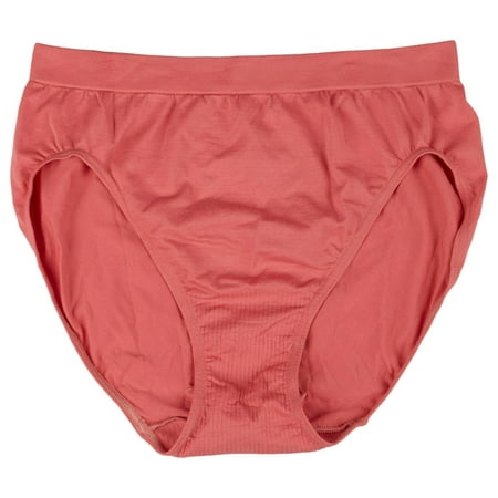 

Bali Comfort Revolution Seamless Microfiber Hi Cut Panty 8-9 Dark pink