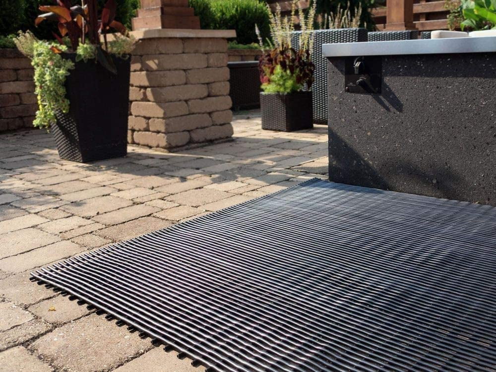 VINTEK VinTube Vinyl Pool Mat Shower Bathroom Locker Room Sauna Spa Hot Tub Drains Water Splash Comfortable on Bare Foot Mat Runner